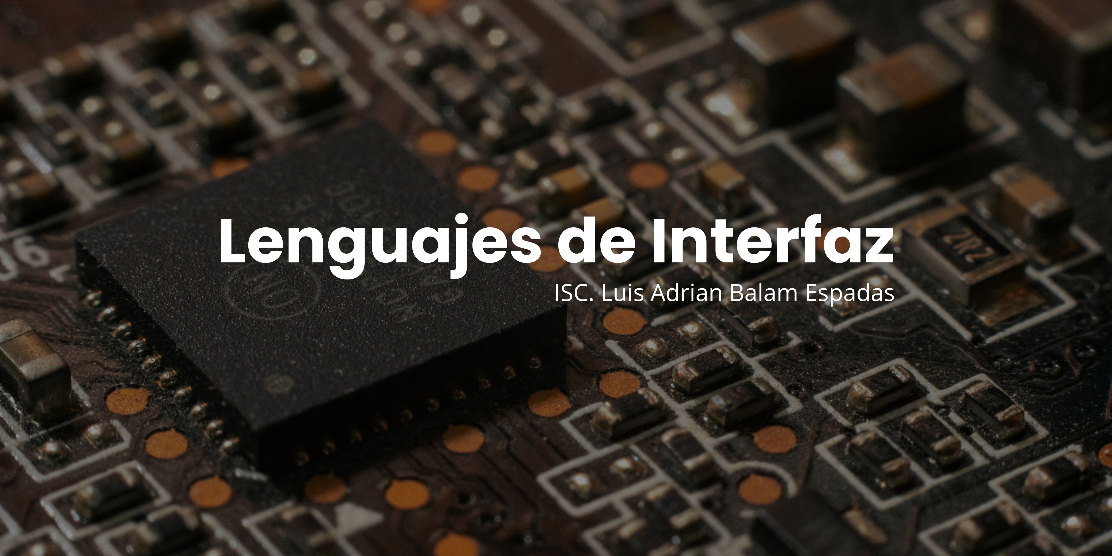 Lenguajes de Interfaz